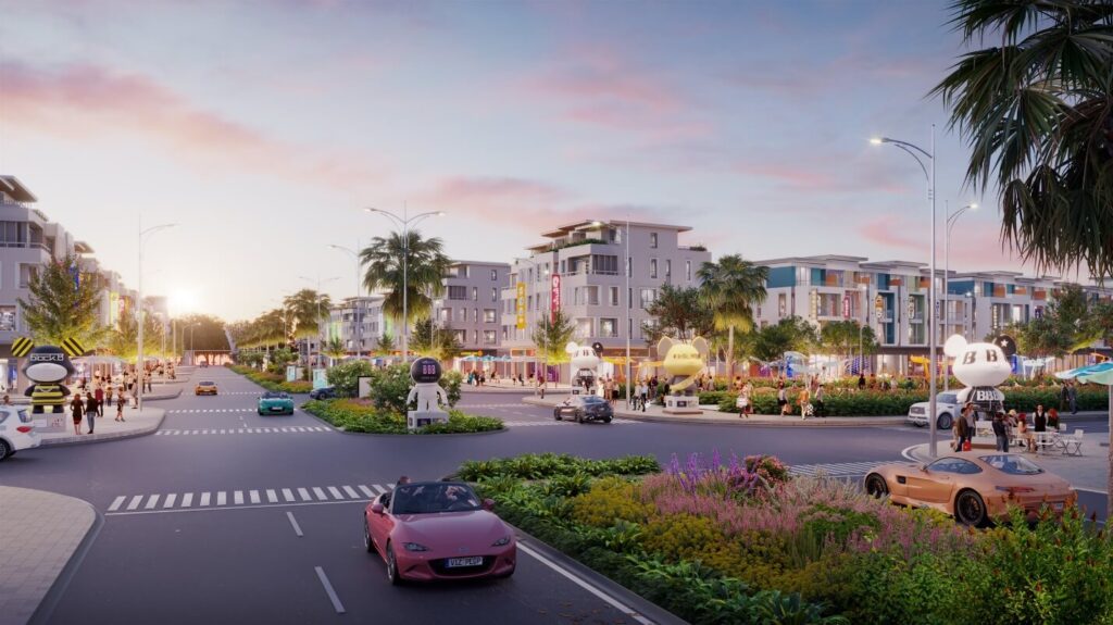 Góc phố The Koradise Meyhomes Phu Quoc