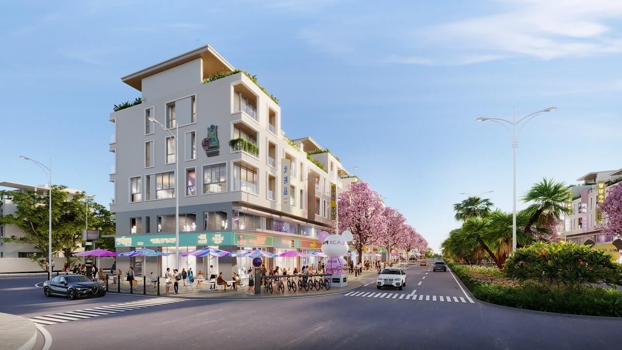 Mẫu nhà góc The Koradise Meyhomes Phu Quoc