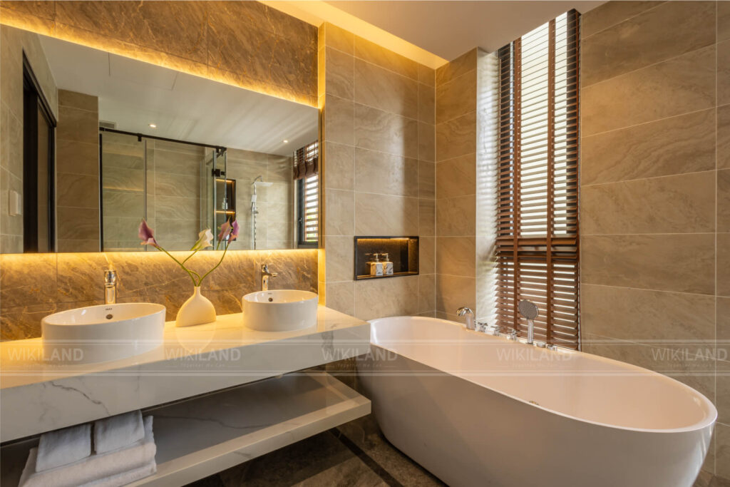 Thiết kế bồn tắm - biệt thự Coral Hawaii Meyhomes Phú Quốc