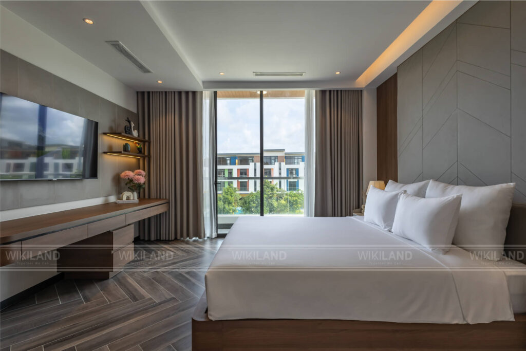 Thiết kế phòng ngủ view 3 - biệt thự Coral Hawaii Meyhomes Phú Quốc